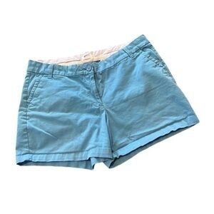 Crown & ivy “Caroline” teal flat front shorts. Size 12.